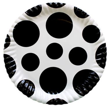 Siyah Puanlı Parti Malzemeleri