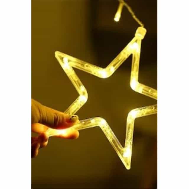 Akan Perde Yıldız Led Işık