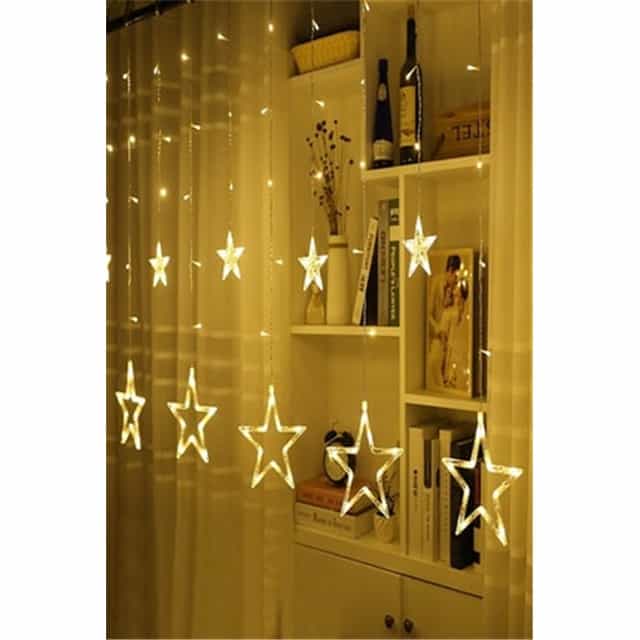 Akan Perde Yıldız Led Işık