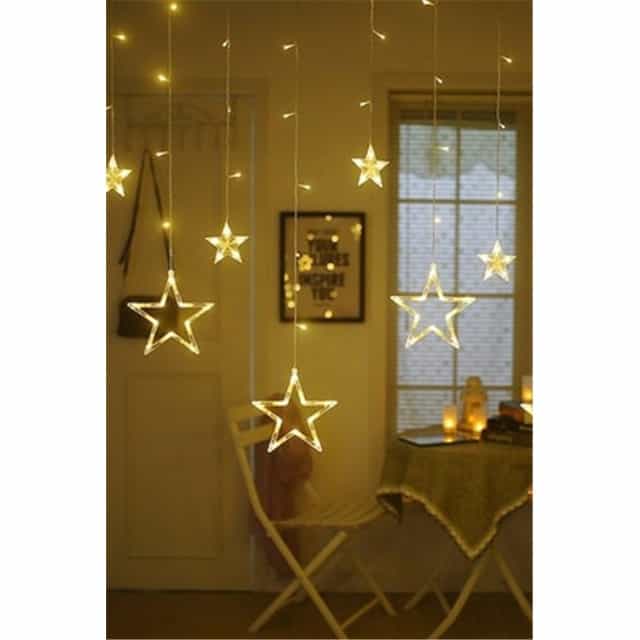 Akan Perde Yıldız Led Işık