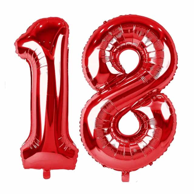 18 Yaş Folyo Balon