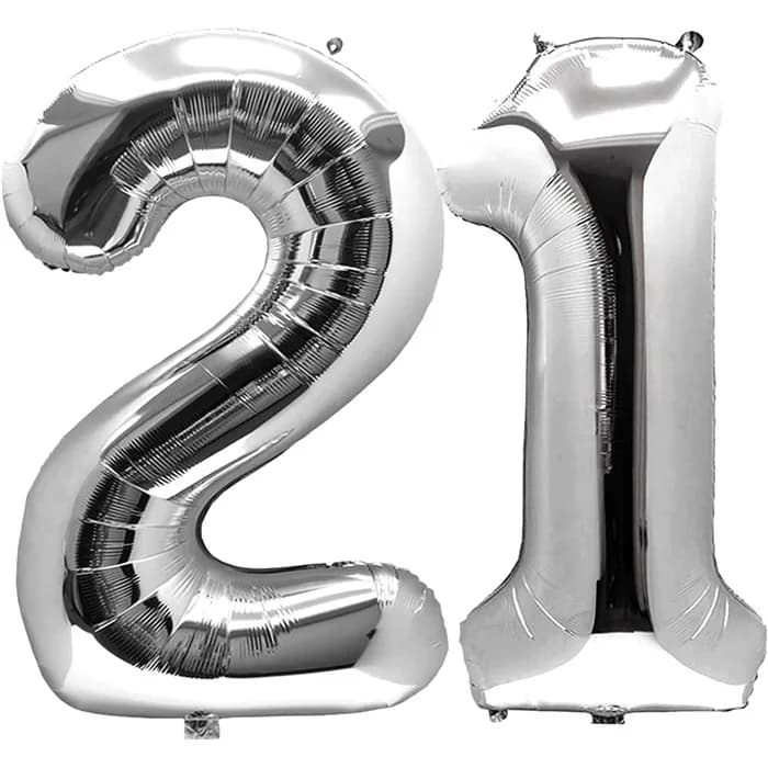 21 Yaş Folyo Balon