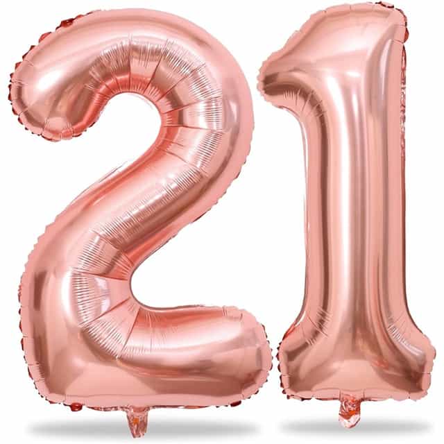 21 Yaş Folyo Balon