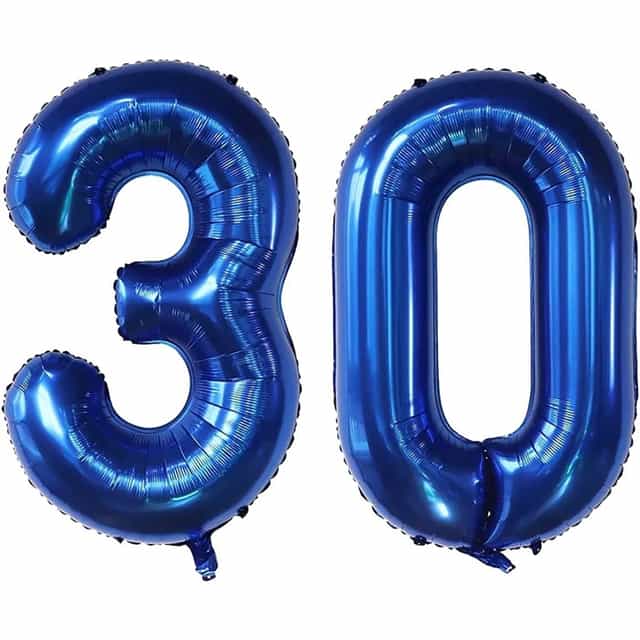 30 Yaş Folyo Balon