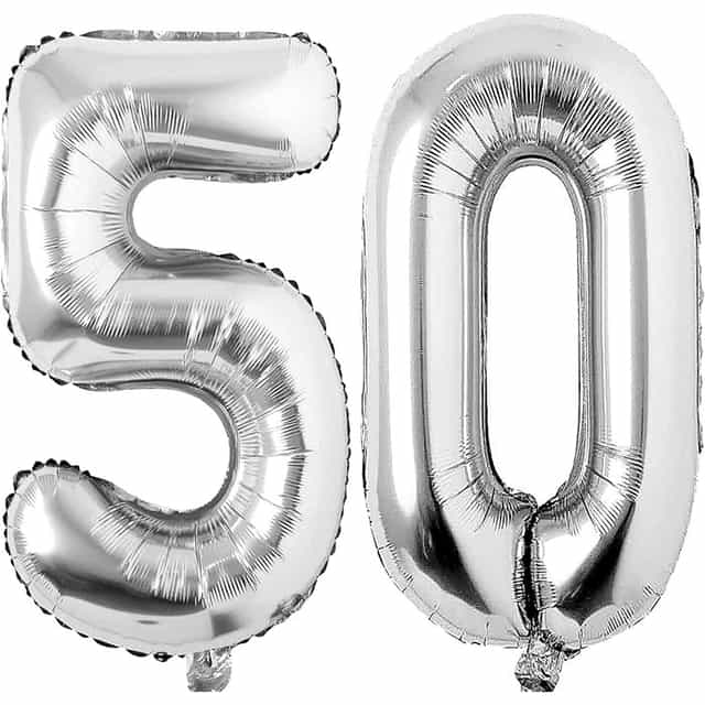 50 Yaş Folyo Balon