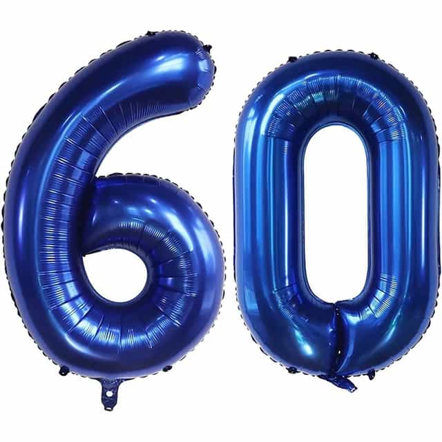 60 Yaş Folyo Balon