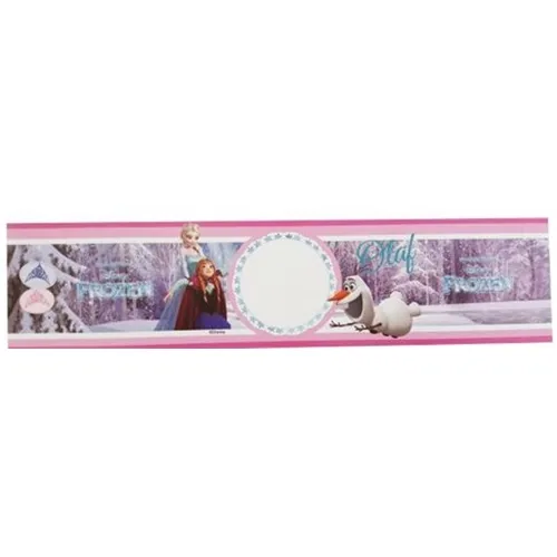 Frozen Karlar Ülkesi Su Şişe Etiketi