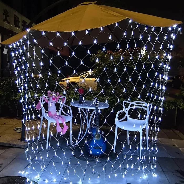 Ağ Perde Beyaz Led Işık