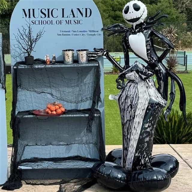 Ayaklı Jack Skellington Folyo Balon