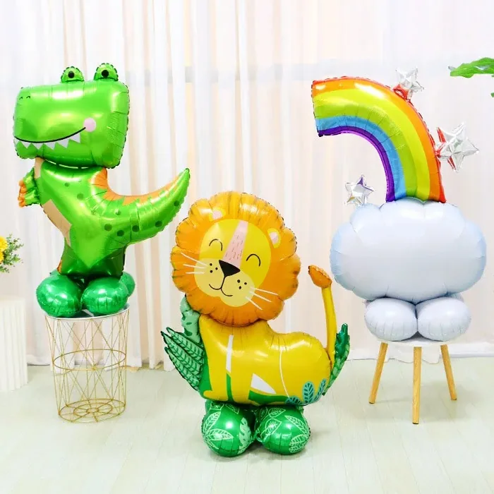 Ayaklı Dinozor Folyo Balon