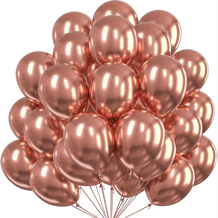 Bakır Renkli Krom Balon