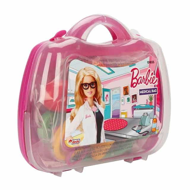 Barbie Çantalı Doktor Seti Pembe