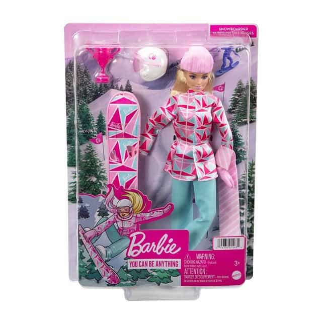 Barbie Snowboard Sporcusu Bebek Oyuncak