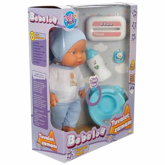 Bebelou Tuvalet Zamanı Sesli Bebek Seti