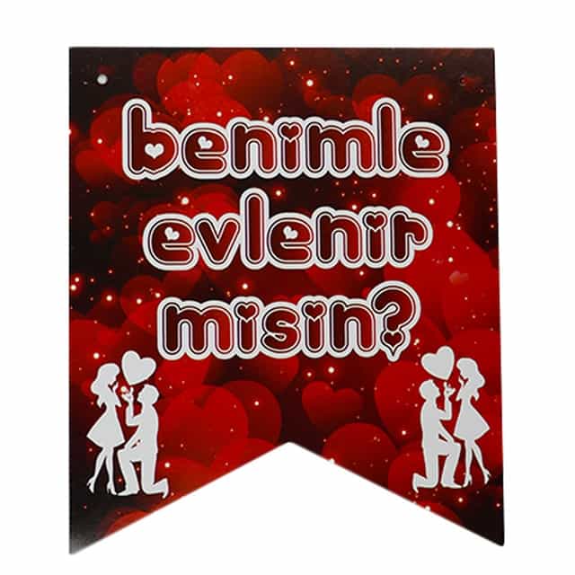Benimle Evlenir Misin Banner