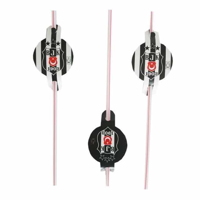 Beşiktaş Baskılı Plastik Pipet