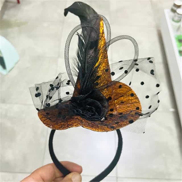 Cadilar Bayramı Turuncu Süslü Taç