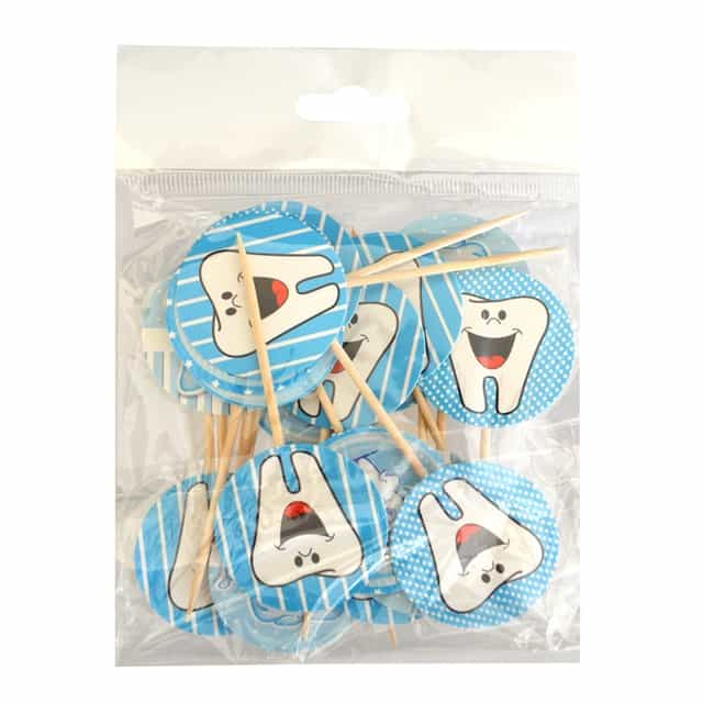 Diş Buğdayı Temalı Mavi Kürdan