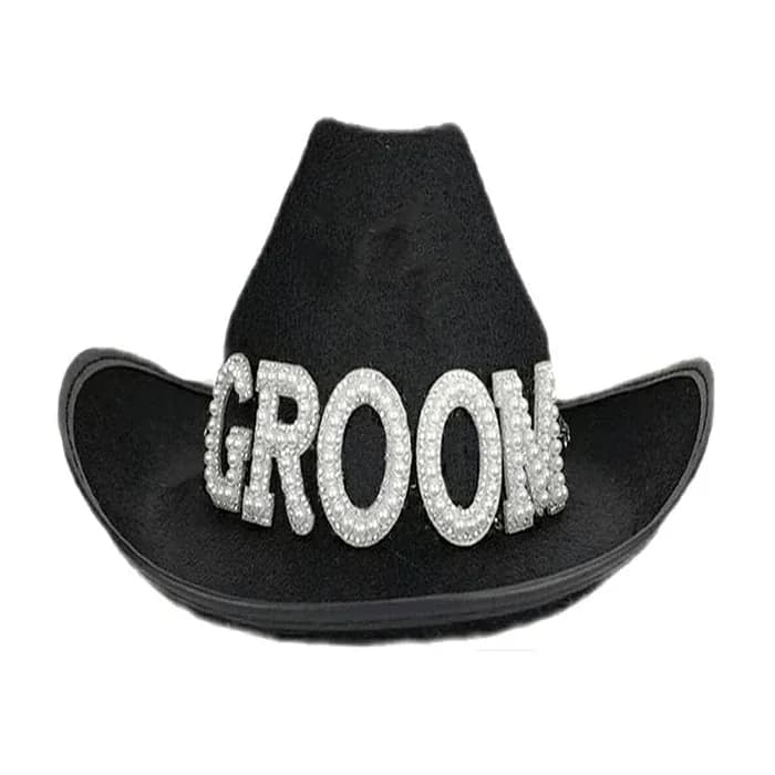 Groom Lüks Kovboy Şapka