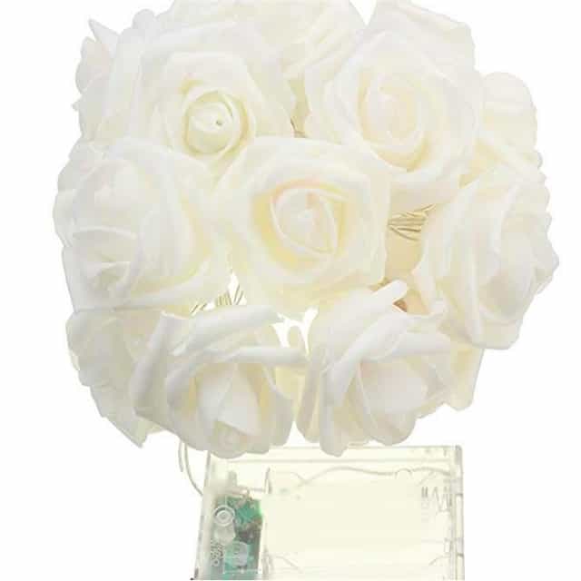 Gül Sıralı Dize Led Işık Dekoratif Lamba Aydınlatma