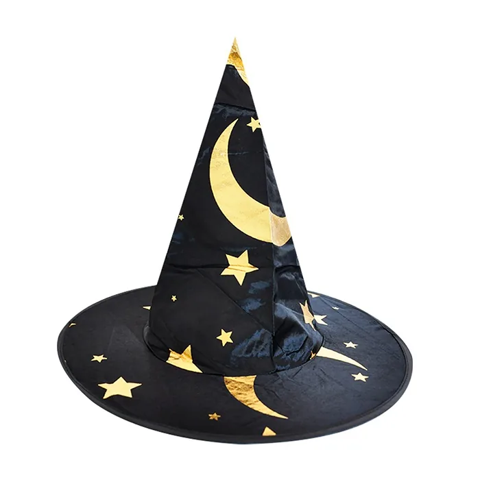 Halloween Cadı Şapkası Ve Pelerin Seti