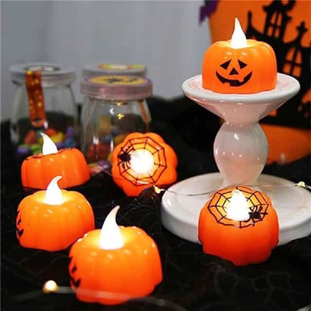 Halloween Led Mum