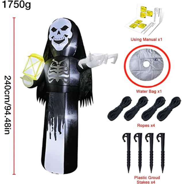 Halloween Şişme Balon İskelet