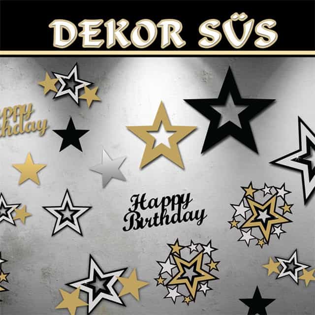 Amscan Yıldızlar Duvar Dekor Süsü