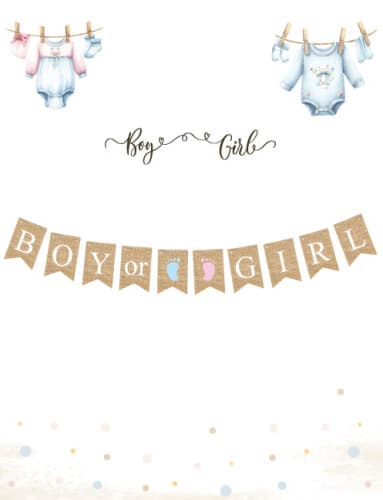 Boy Girl Kağıt Banner
