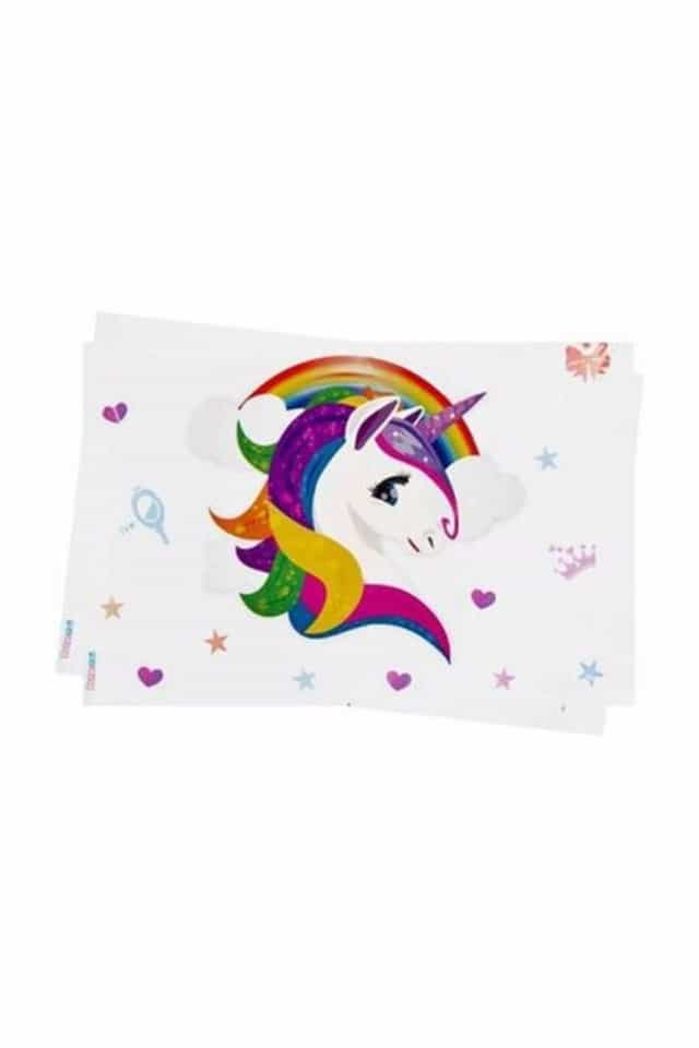 Unicorn Temalı Masa Örtüsü