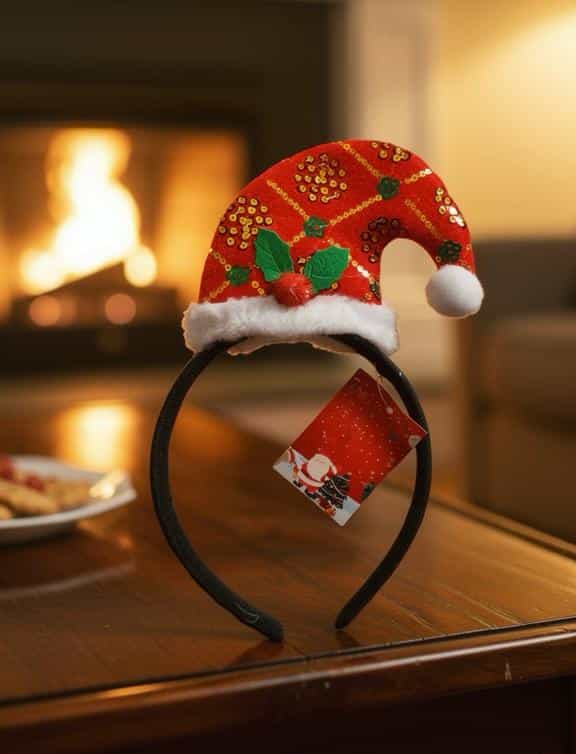 Yılbaşı Noel Şapkalı Taç