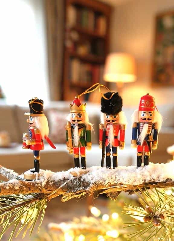 Yılbaşı Fındıkkıran Kurşun Asker 13 cm 4lü Set