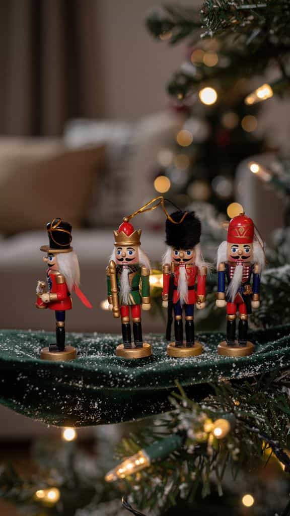 Yılbaşı Fındıkkıran Kurşun Asker 13 cm 4lü Set