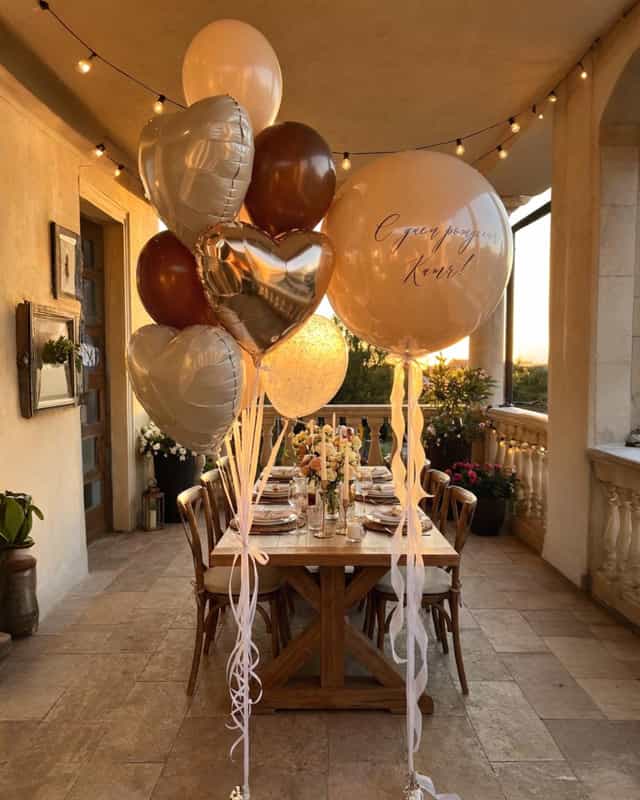 Uçan Balon Buketleri 15 Adet