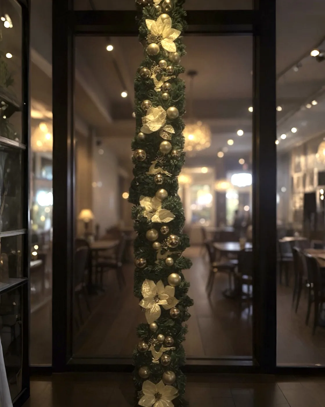 Lüks Yeşil Renkli Garland Dekor Süs 230 cm