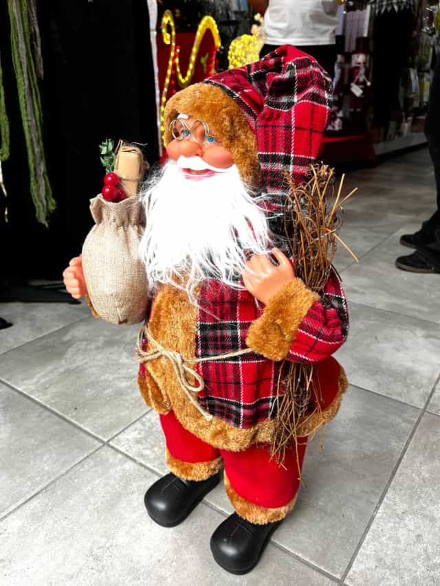 Peluş Noel Baba Dekoratif Süs 62 cm