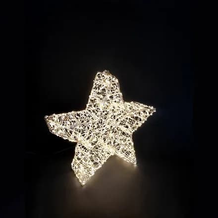 Yılbaşı Noel yıldızı aydınlatmalı 29 cm 800 LED 1 adet