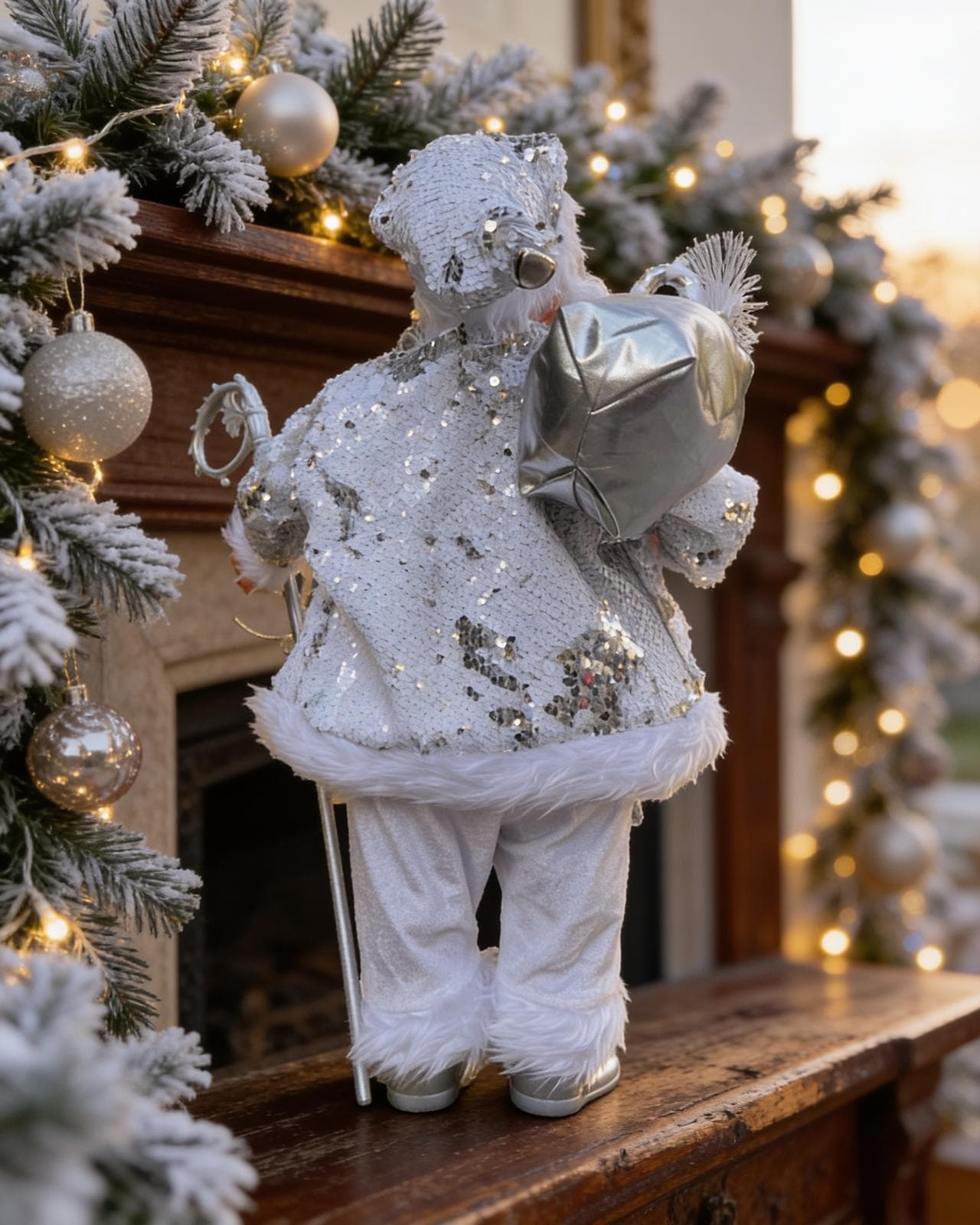Noel Baba Beyaz 50 Cm