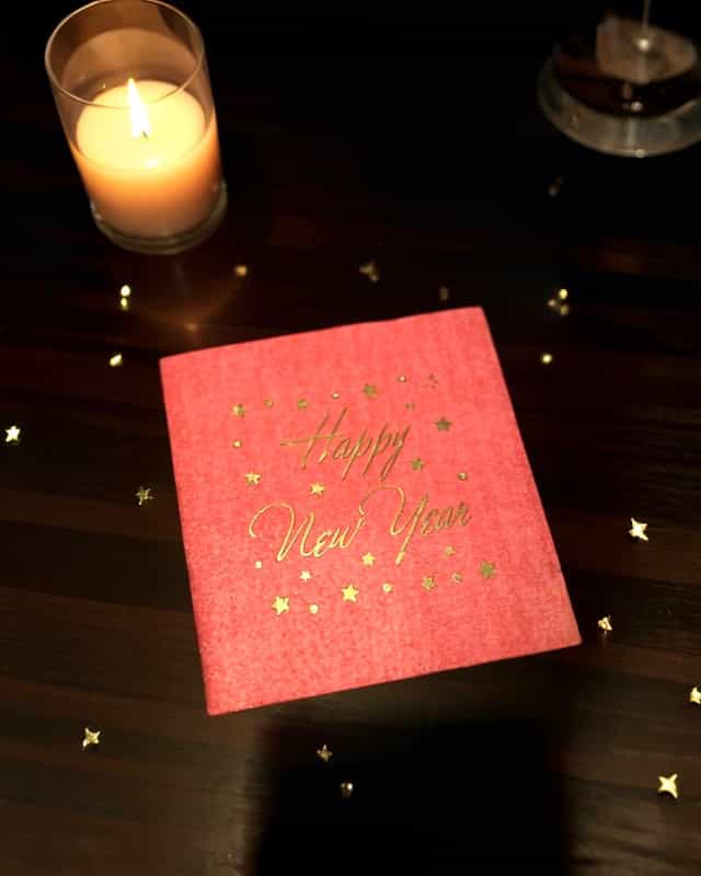 Yılbaşı Peçete Kar Taneleri