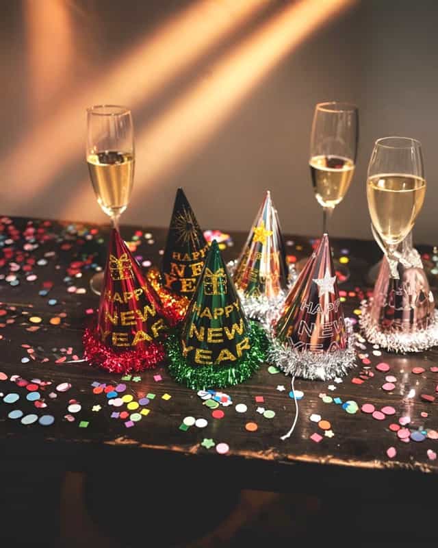 Yılbaşı Parti Şapkası 10 Adet