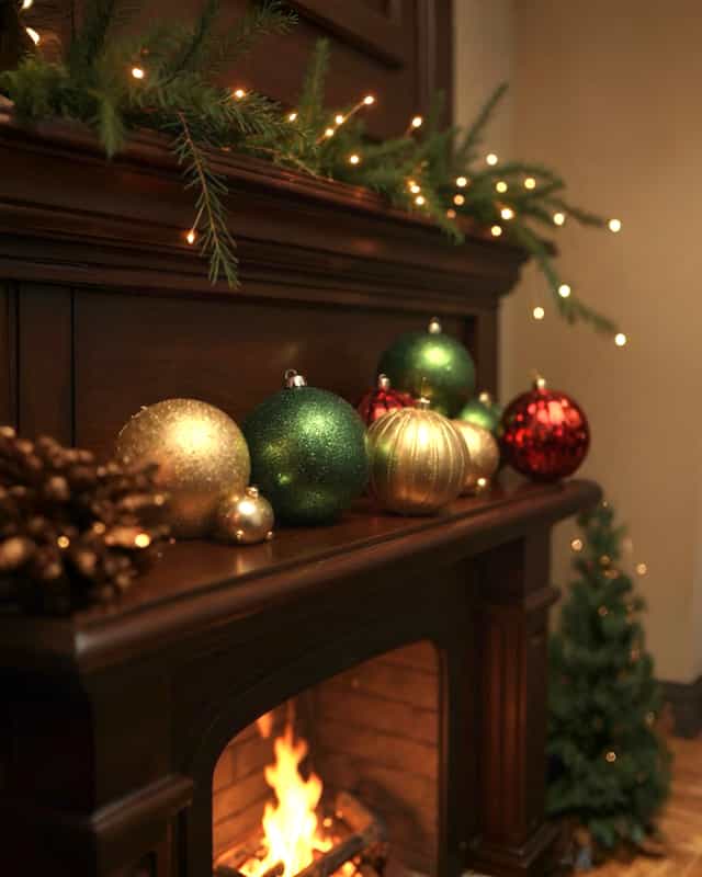 Yılbaşı Ağaç Top Süs Karma 15 CM 9 Adet