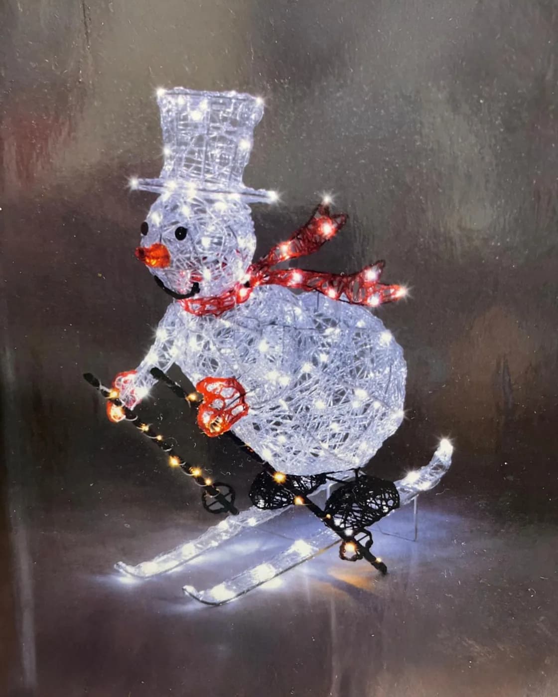 Yılbaşı Kardan Adam Kayak 150 LED 81 cm 1 adet