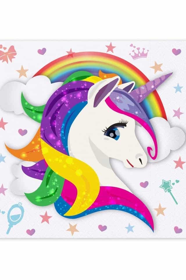 Unicorn Temalı Masa Örtüsü