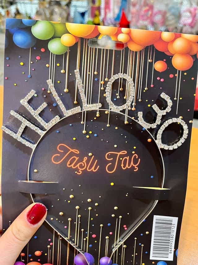 30 Yaş Gümüş Metal Taç