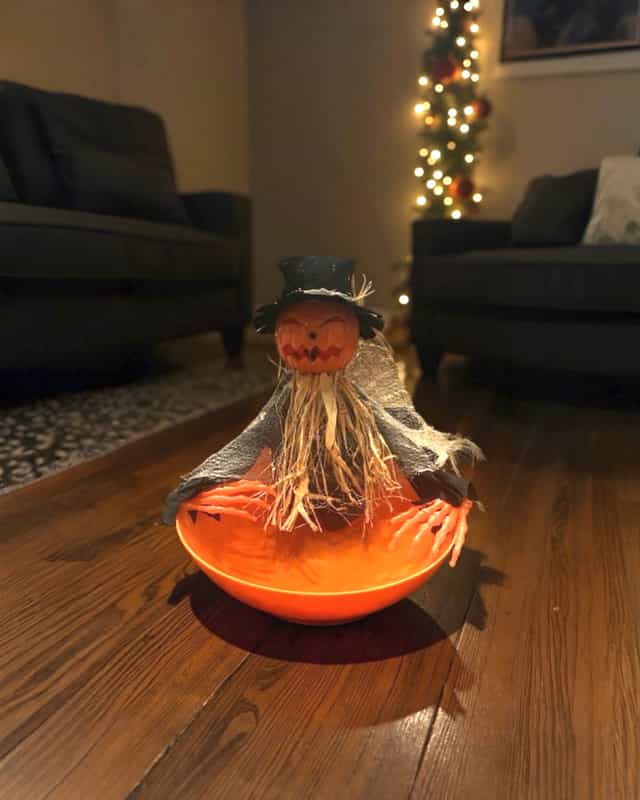 Hareketli Balkabağı Şeker Kasesi