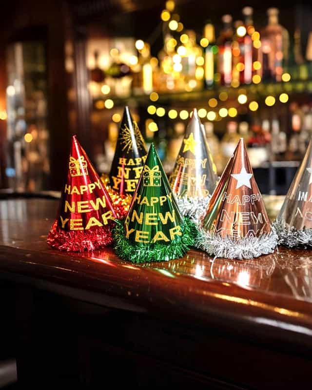 Yılbaşı Parti Şapkası 10 Adet