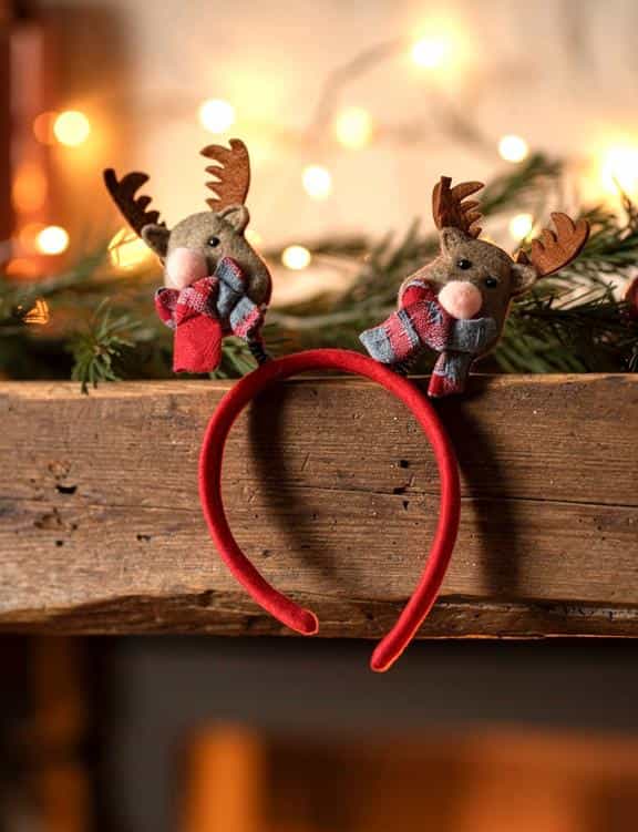 Geyik Figürlü Yılbaşı Taç