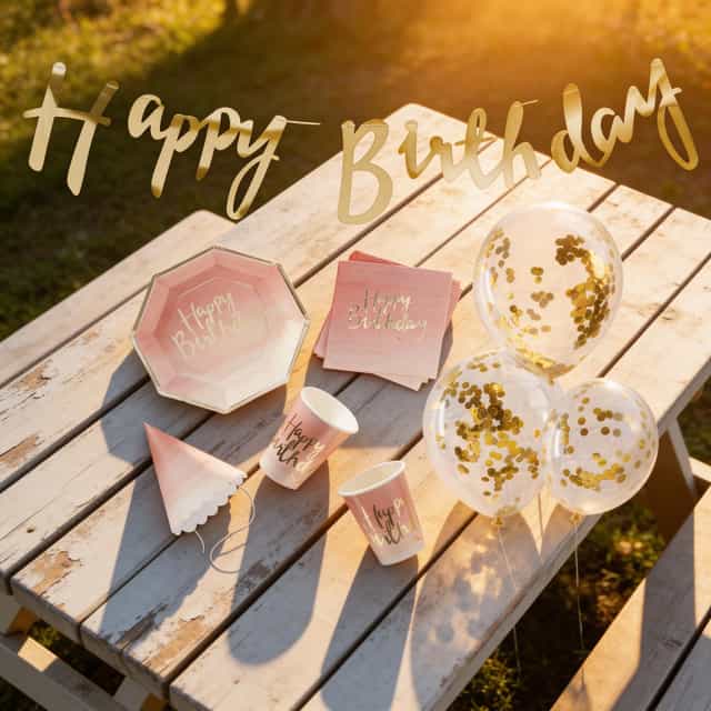 Ginger Ray Gold Parti Seti