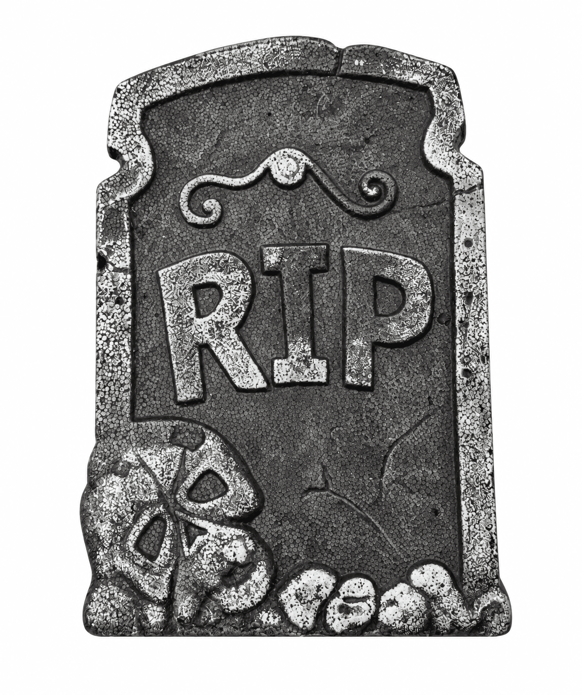 Cadılar Bayramı Köpük Mezar Taşı 38 cm RIP