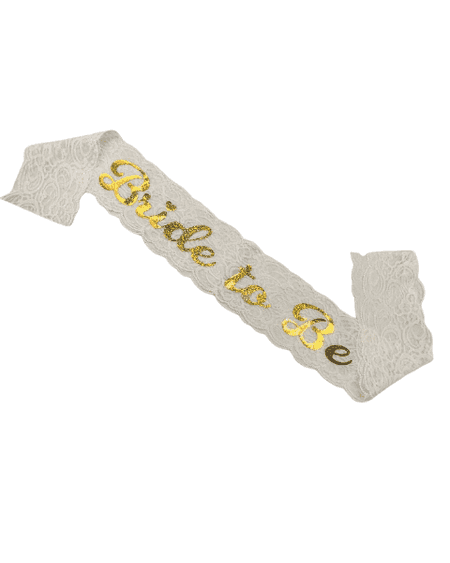 Bride To Be Beyaz Dantelli